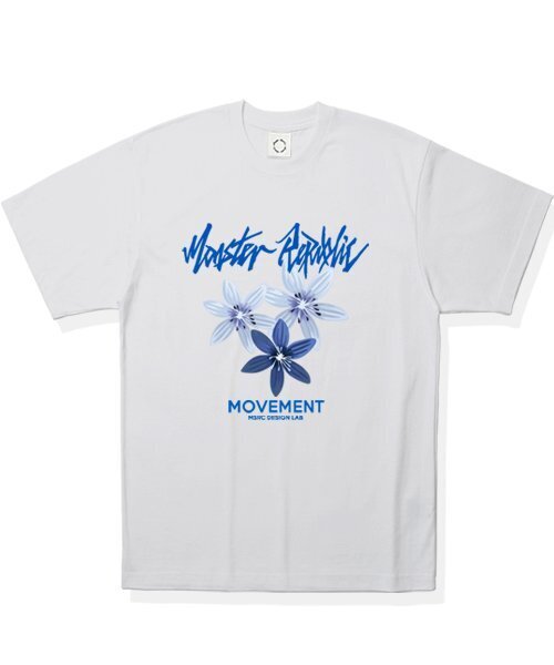 MONSTER REPUBLIC(モンスターリパブリック)の「スウィートフラワーミッドナイトブルーTシャツホワイト(Tシャツ/カットソー・レディース・その他・LARGE/MEDIUM/SMALL/X-LARGE)」の2枚目の写真