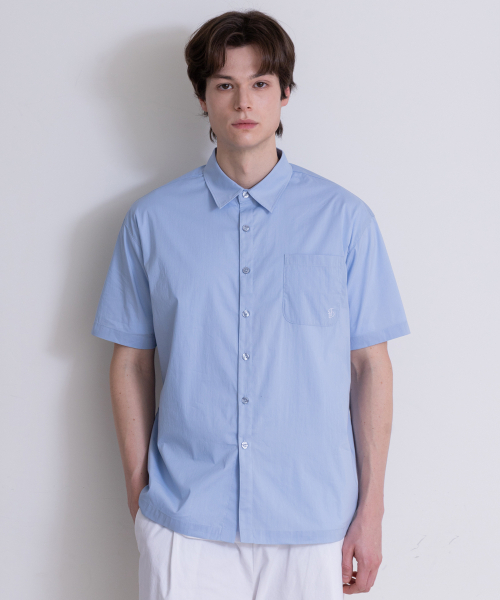 SELITIO(セレティオ)の「ポケットロゴハーフシャツブルー(シャツ/ブラウス・メンズ・ブルー・MEDIUM/LARGE/X-LARGE)」の11枚目の写真