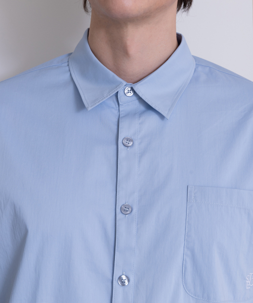 SELITIO(セレティオ)の「ポケットロゴハーフシャツブルー(シャツ/ブラウス・メンズ・ブルー・MEDIUM/LARGE/X-LARGE)」の12枚目の写真
