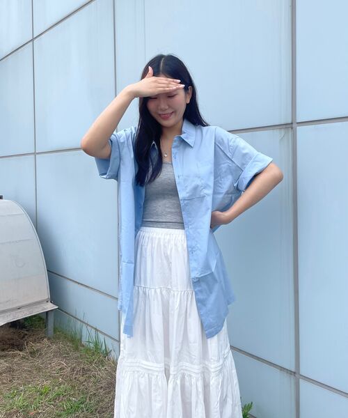 SELITIO(セレティオ)の「ポケットロゴハーフシャツブルー(シャツ/ブラウス・メンズ・ブルー・MEDIUM/LARGE/X-LARGE)」の8枚目の写真