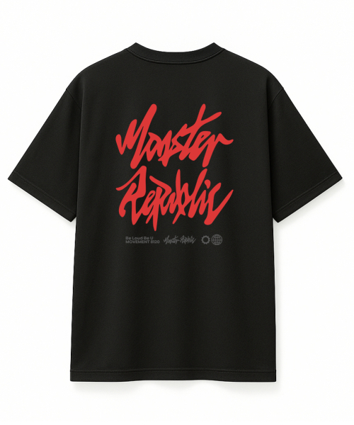 MONSTER REPUBLIC(モンスターリパブリック)の「アセンティックロゴレッドTシャツブラック_8120(Tシャツ/カットソー・レディース・その他・LARGE/X-LARGE/SMALL/MEDIUM)」の1枚目の写真