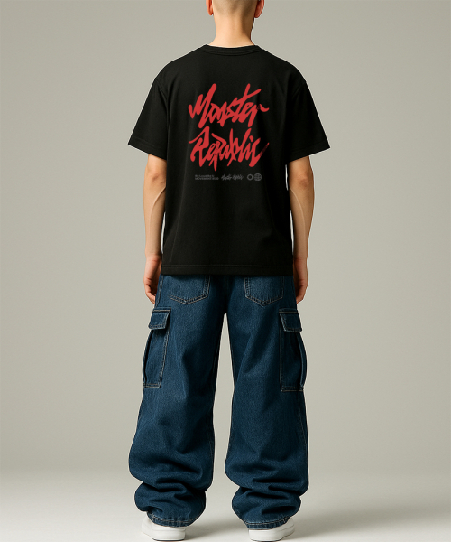 MONSTER REPUBLIC(モンスターリパブリック)の「アセンティックロゴレッドTシャツブラック_8120(Tシャツ/カットソー・レディース・その他・LARGE/X-LARGE/SMALL/MEDIUM)」の4枚目の写真