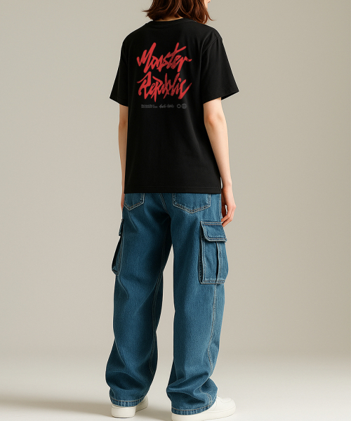 MONSTER REPUBLIC(モンスターリパブリック)の「アセンティックロゴレッドTシャツブラック_8120(Tシャツ/カットソー・レディース・その他・LARGE/X-LARGE/SMALL/MEDIUM)」の6枚目の写真