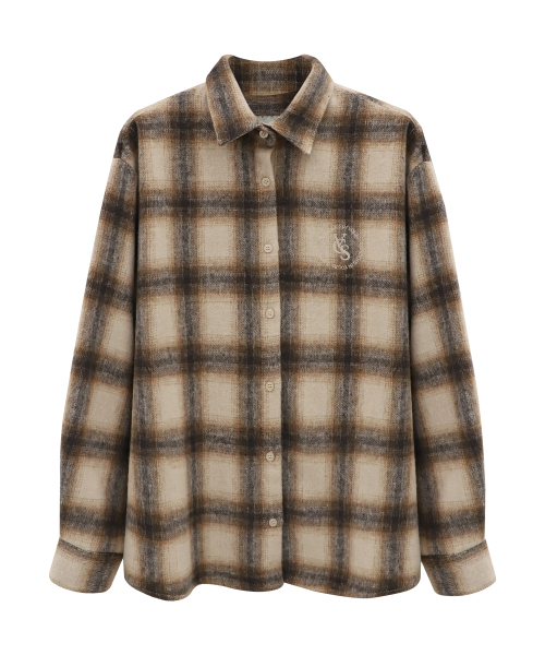 Vivacious（ビバシャス）の「Rosewood Check Shirt WHITE（シャツ/ブラウス・レディース・ホワイト・FREE）」の4枚目の写真