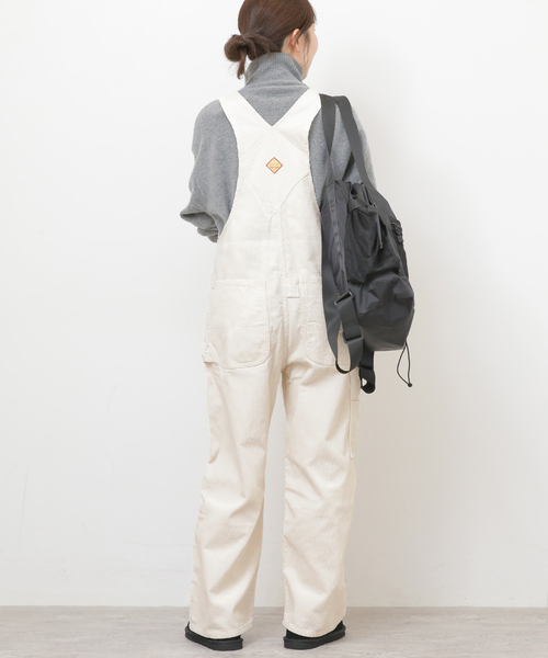 JOURNAL STANDARD relume(ジャーナルスタンダード レリューム)の「《WEB+一部店舗限定》別注【PAYDAY/ペイデイ】コーデュロイオーバーオール(サロペット/オーバーオール・レディース・アイボリー/キャメル・38/36)」の6枚目の写真