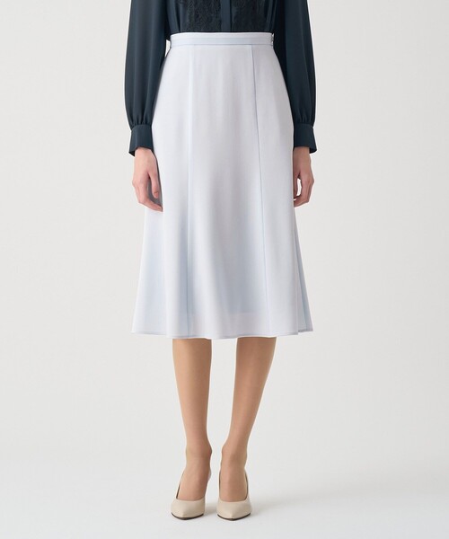 ANAYI（アナイ）の「【Eternal Line 2026】トリアセサテンマーメイド スカート（スカート・レディース・アイボリー/ライトブルー/ネイビー・36/38/34）」の2枚目の写真