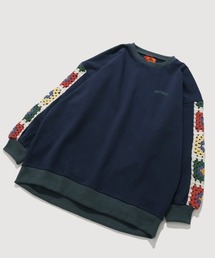 KRIFF MAYER Lady's Collection（クリフメイヤーレディースコレクション）の「袖クロシェニットスウェット（スウェット）」