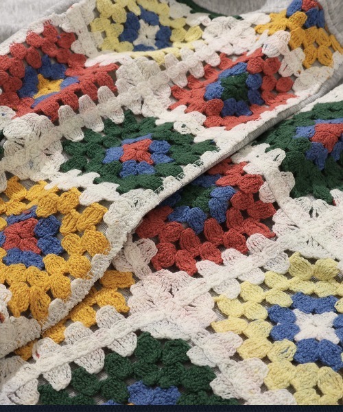 KRIFF MAYER Lady's Collection（クリフメイヤーレディースコレクション）の「袖クロシェニットスウェット（スウェット・レディース・グレー/ネイビー/ライトグリーン・FREE）」の12枚目の写真