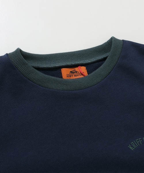 KRIFF MAYER Lady's Collection（クリフメイヤーレディースコレクション）の「袖クロシェニットスウェット（スウェット・レディース・グレー/ネイビー/ライトグリーン・FREE）」の14枚目の写真