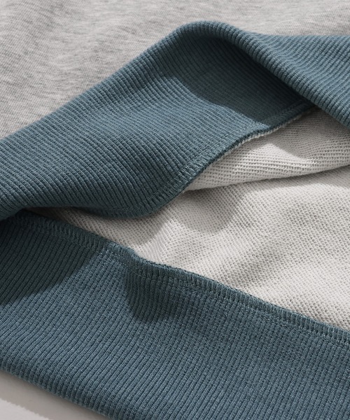 KRIFF MAYER Lady's Collection（クリフメイヤーレディースコレクション）の「袖クロシェニットスウェット（スウェット・レディース・グレー/ネイビー/ライトグリーン・FREE）」の17枚目の写真