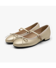 SAPPUN（サプン）の「Reira Ribbon MaryJane Flats (2cm)（バレエシューズ）」