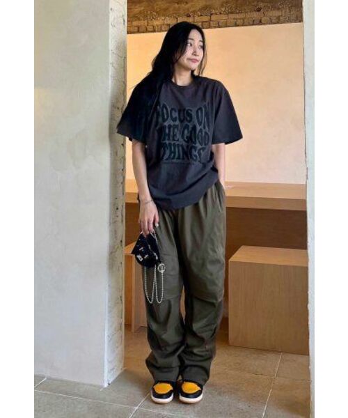 NOTHINGISBETTERTHANME(ナッシングイズベターザンミー)の「GEOMETRY LETTERING TEE_charcoal(Tシャツ/カットソー・レディース・その他・LARGE/MEDIUM/X-LARGE)」の9枚目の写真