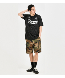 EXTRAORDINARY（エクストラオーディナリー）の「EX SOCCER JERSEY BLACK（Tシャツ/カットソー）」