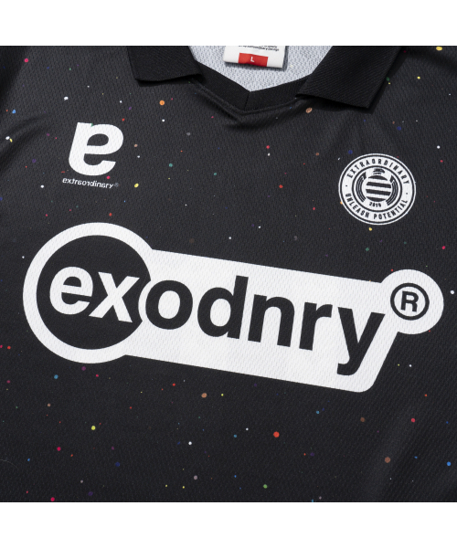 EXTRAORDINARY(エクストラオーディナリー)の「EX SOCCER JERSEY BLACK(Tシャツ/カットソー・メンズ・その他・X-LARGE/LARGE/MEDIUM)」の5枚目の写真