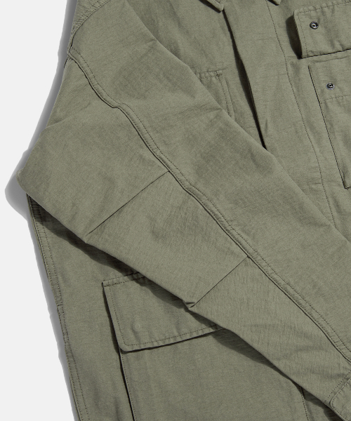 ESPIONAGE（エスピオナジ）の「Washed CN BDU Jacket Dusty Olive（ミリタリージャケット・レディース・その他・MEDIUM/LARGE/X-LARGE）」の11枚目の写真