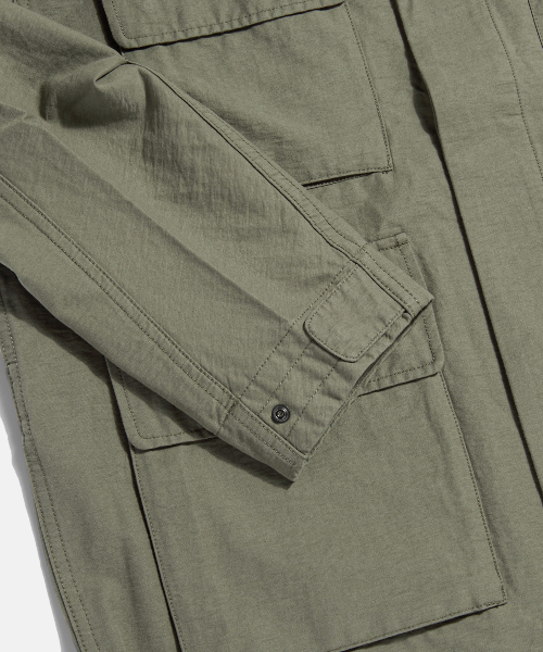 ESPIONAGE（エスピオナジ）の「Washed CN BDU Jacket Dusty Olive（ミリタリージャケット・レディース・その他・MEDIUM/LARGE/X-LARGE）」の12枚目の写真