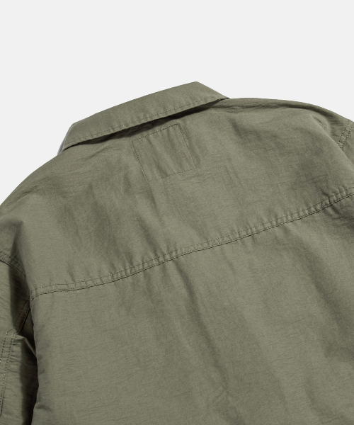ESPIONAGE（エスピオナジ）の「Washed CN BDU Jacket Dusty Olive（ミリタリージャケット・レディース・その他・MEDIUM/LARGE/X-LARGE）」の14枚目の写真