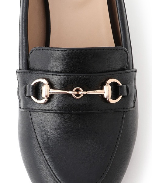 ROPE' PICNIC(ロペピクニック)の「ROPE' PICNIC PASSAGE byHARUTA/ヒールアップローファー(ローファー・レディース・ブラック/キナリ・23/23.5/24/24.5)」の8枚目の写真