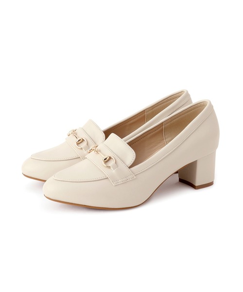 ROPE' PICNIC(ロペピクニック)の「ROPE' PICNIC PASSAGE byHARUTA/ヒールアップローファー(ローファー・レディース・ブラック/キナリ・23/23.5/24/24.5)」の11枚目の写真