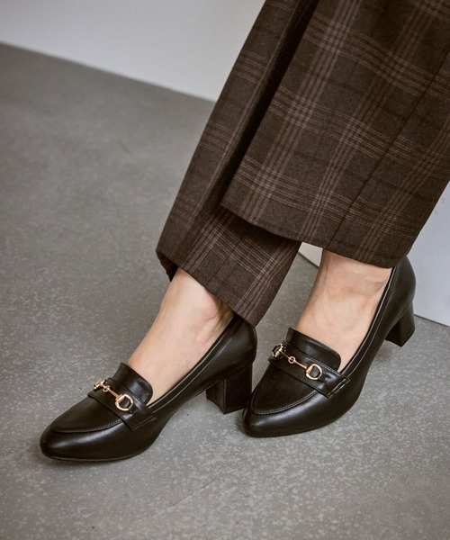 ROPE' PICNIC(ロペピクニック)の「ROPE' PICNIC PASSAGE byHARUTA/ヒールアップローファー(ローファー・レディース・ブラック/キナリ・23/23.5/24/24.5)」の18枚目の写真