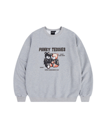 PUNKY TEDDIES SWEATSHIRT (GRAY)