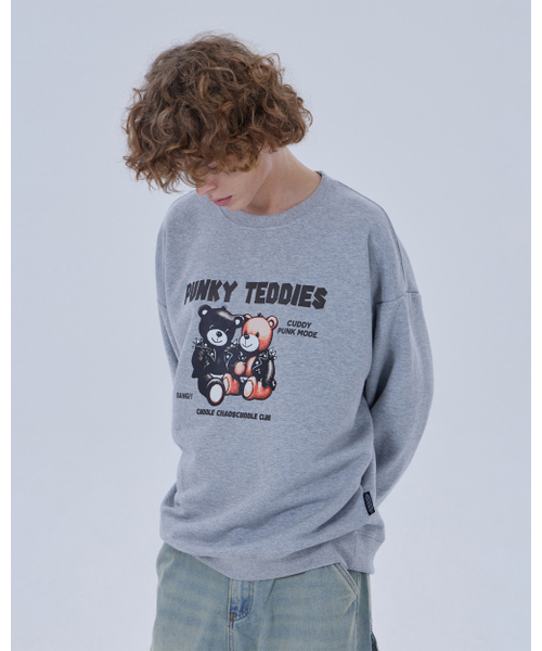 DYSFUNCT(ディスファンクト)の「PUNKY TEDDIES SWEATSHIRT (GRAY)(パーカー・メンズ・その他・MEDIUM/LARGE)」の5枚目の写真
