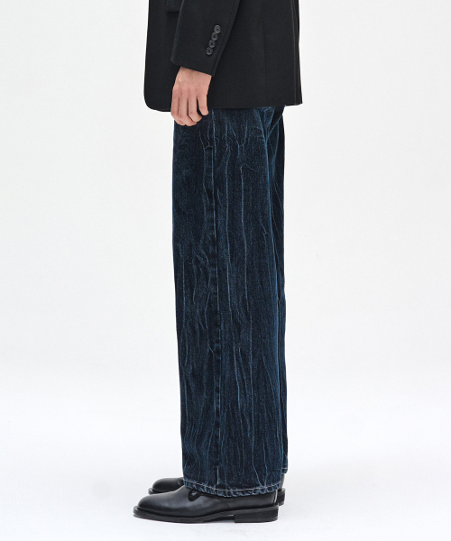 DECET(デケト)の「Dawn Semi Wide Jeans DCPT002CRDBlue(デニムパンツ・レディース・その他・26/28/30/32/34)」の5枚目の写真