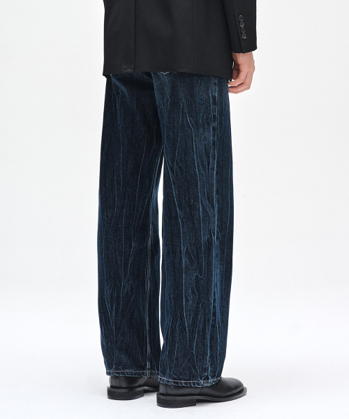 DECET(デケト)の「Dawn Semi Wide Jeans DCPT002CRDBlue(デニムパンツ・レディース・その他・26/28/30/32/34)」の6枚目の写真