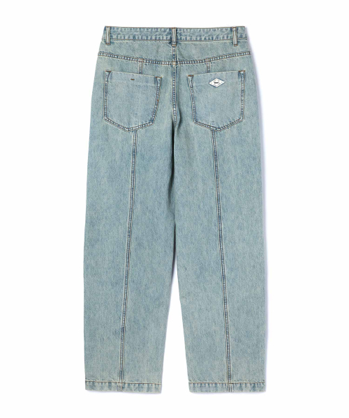 WMC（ダブリューエムシー）の「マルチバタックデニムパンツ_LIGHT BLUE（デニムパンツ・メンズ・ブルー・32(L)/34(L)/30(M)）」の2枚目の写真