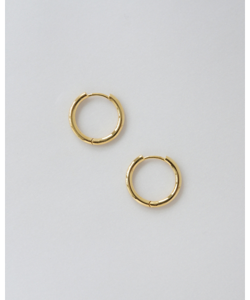 ANOTHERLAYER（アナザーレイヤー）の「Simple Hoop Earring - Gold (silver925)（ピアス（両耳用）・レディース・その他・FREE）」の2枚目の写真