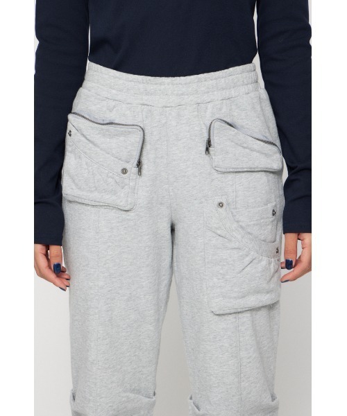 LAGUA GEM（ラグアジェム）の「POCKET POINT CUT パンツ（その他パンツ・レディース・杢グレー/ブラック・SMALL/MEDIUM）」の6枚目の写真