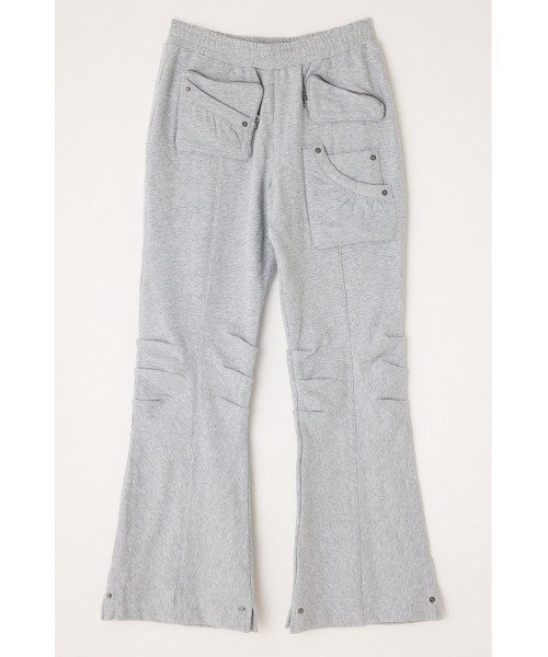 LAGUA GEM（ラグアジェム）の「POCKET POINT CUT パンツ（その他パンツ・レディース・杢グレー/ブラック・SMALL/MEDIUM）」の3枚目の写真