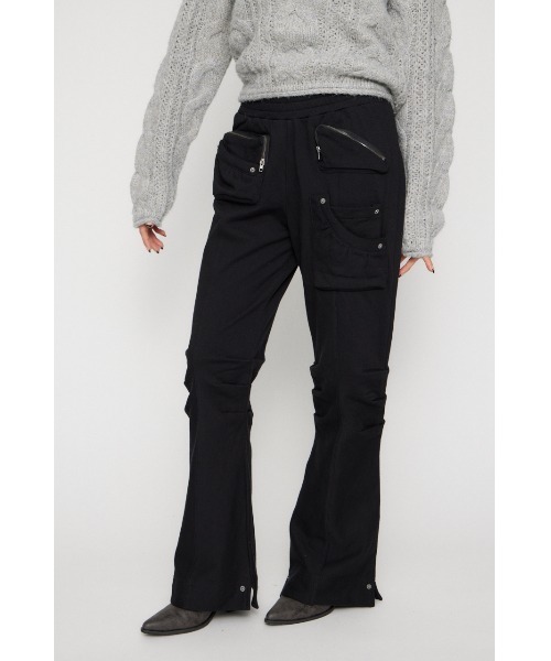 LAGUA GEM（ラグアジェム）の「POCKET POINT CUT パンツ（その他パンツ・レディース・杢グレー/ブラック・SMALL/MEDIUM）」の15枚目の写真