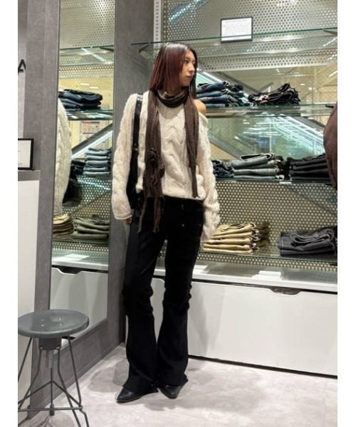 LAGUA GEM（ラグアジェム）の「POCKET POINT CUT パンツ（その他パンツ・レディース・杢グレー/ブラック・SMALL/MEDIUM）」の22枚目の写真