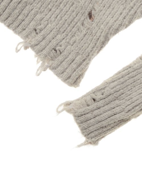 ULKIN（ウルキン）の「[Runway] Turtleneck crop knit_oatmeal gray（ニット/セーター・レディース・オートミール・FREE）」の4枚目の写真
