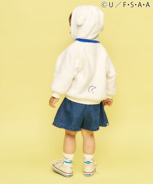 apres les cours（アプレレクール）の「クレヨンしんちゃんパーカー（パーカー・キッズ・ピンク/オフホワイト・80/90/100/110/120/130）」の12枚目の写真