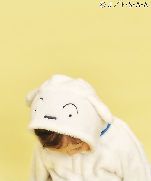 apres les cours（アプレレクール）の「クレヨンしんちゃんパーカー（パーカー・キッズ・ピンク/オフホワイト・80/90/100/110/120/130）」の14枚目の写真