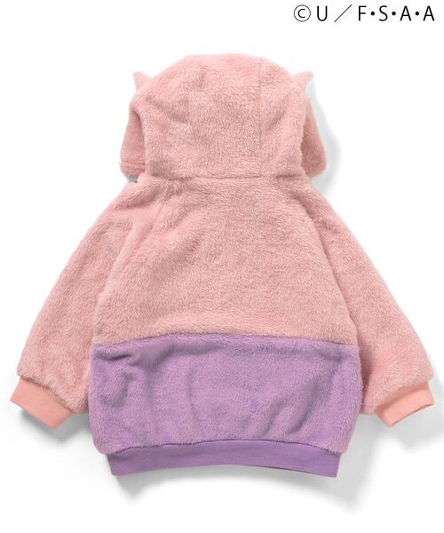 apres les cours（アプレレクール）の「クレヨンしんちゃんパーカー（パーカー・キッズ・ピンク/オフホワイト・80/90/100/110/120/130）」の5枚目の写真