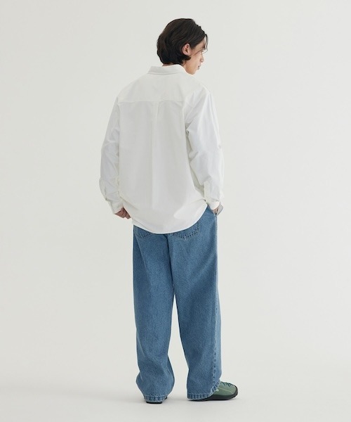 COVERNAT（カバーナット）の「OXFORD SHIRT（シャツ/ブラウス・メンズ・ブルー/オフホワイト・X-LARGE/LARGE/MEDIUM/SMALL/X-SMALL/XX-LARGE）」の5枚目の写真