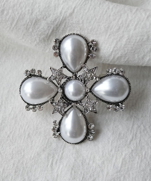 Port（ポート）の「【 Port / ポート 】 バロック風 クラシカル ブローチ（ブローチ/コサージュ・レディース・シルバー系その他/ゴールド/シルバー系その他2/シルバー/シルバー系その他3・FREE）」の7枚目の写真