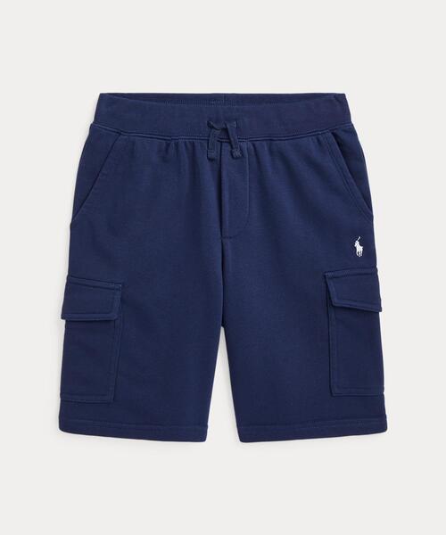 POLO RALPH LAUREN CHILDRENSWEAR(ポロ ラルフ ローレン チルドレンズウェア)の「フレンチ テリー カーゴ ショートパンツ(カーゴパンツ・キッズ・ネイビー系1・XL/S/M/L)」の1枚目の写真