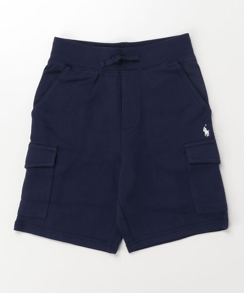 POLO RALPH LAUREN CHILDRENSWEAR(ポロ ラルフ ローレン チルドレンズウェア)の「フレンチ テリー カーゴ ショートパンツ(カーゴパンツ・キッズ・ネイビー系1・XL/S/M/L)」の2枚目の写真
