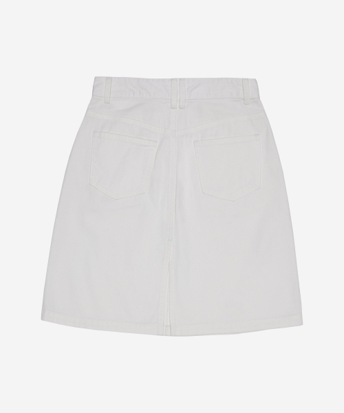 FIELDERS（フィールダーズ）の「STONE-WASHED MEDIUM SKIRT WHITE（スカート・レディース・その他・SMALL/MEDIUM）」の3枚目の写真