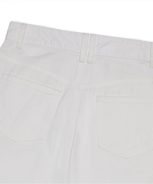 FIELDERS（フィールダーズ）の「STONE-WASHED MEDIUM SKIRT WHITE（スカート・レディース・その他・SMALL/MEDIUM）」の5枚目の写真