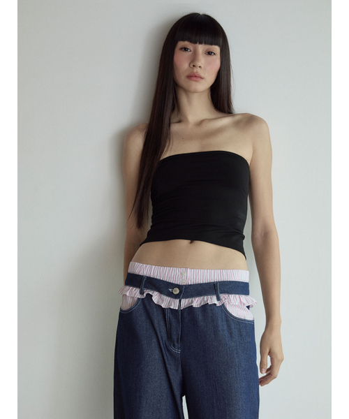 VISUS(ヴィスシュ)の「Tube Top_Black(Tシャツ/カットソー・レディース・その他・SMALL/MEDIUM)」の7枚目の写真
