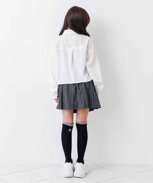 algy(アルジー)の「【セレモニー対応】プリーツスカパン(スカート・キッズ・ネイビー/チャコール・130/140/150/160)」の4枚目の写真