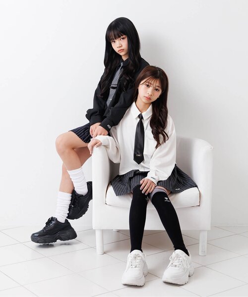 algy(アルジー)の「【セレモニー対応】プリーツスカパン(スカート・キッズ・ネイビー/チャコール・130/140/150/160)」の8枚目の写真