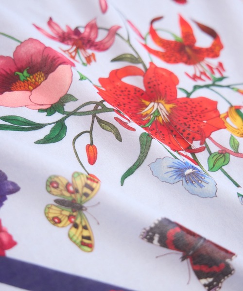 KATHARINE ROSS（キャサリンロス）の「【KATHARINE ROSS】コットンスカーフ（バンダナ/スカーフ・レディース・カーキ/ラベンダー・MEDIUM）」の12枚目の写真