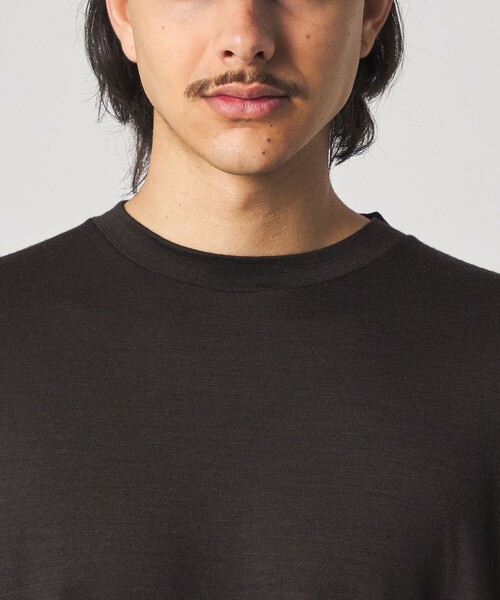 Steven Alan(スティーブンアラン)の「<Steven Alan> メリノウール クルーネック ロングスリーブ Tシャツ(Tシャツ/カットソー・メンズ・ダークブラウン/モカ・S/M/XL/L)」の15枚目の写真