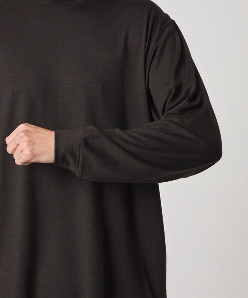 Steven Alan(スティーブンアラン)の「<Steven Alan> メリノウール クルーネック ロングスリーブ Tシャツ(Tシャツ/カットソー・メンズ・ダークブラウン/モカ・S/M/XL/L)」の16枚目の写真